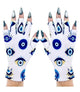 ManiGlovz - The Original UPF 50+ UV Light Protective Nail Gloves | Gel Manicure Gloves and Anti UV Fingerless Gloves for Women | Can be Used as Sun Protection Gloves for Driving | See No Evil