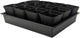 3.5 inch (9CM) Square Nursery Pots 60pcs, Sturdy Seedlings Trays 5 Pcs, Seeds Starter Germination Tray, Microgreenings Planter Nursery Propagation 5 Sets
