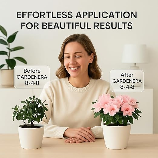 𝐁𝐄𝐒𝐓𝐒𝐄𝐋𝐋𝐄𝐑 Slow Release Hydrangea Fertilizer with Iron & Sulfur – Indoor & Outdoor Soil Acidifier for Miracle Growth [16 OZ]