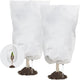 Kijamilee Plant Covers Freeze Protection, 24" x 32" 2.5oz/yd² Reusable Frost Cloth with Drawstring, Winter Plants Jacket Warm Shrubs Cover Blanket Frost Protection for Outdoor Garden Plants, 2 Packs
