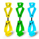 Work Glove Clips – Heavy-Duty, 360° Rotating, Spring-Loaded Glove Holders in Assorted Colors, Z-Shaped Grip, Durable POM, Clips to Tool Belts and Safety Gear, 3 Pcs