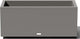 Veradek Block Series Long Box Planter - Large Rectangular Planter for Indoor or Outdoor Patio/Porch | Durable All-Weather Use with Drainage Holes | Modern Décor for Tall Plants, Flowers or Shrubs