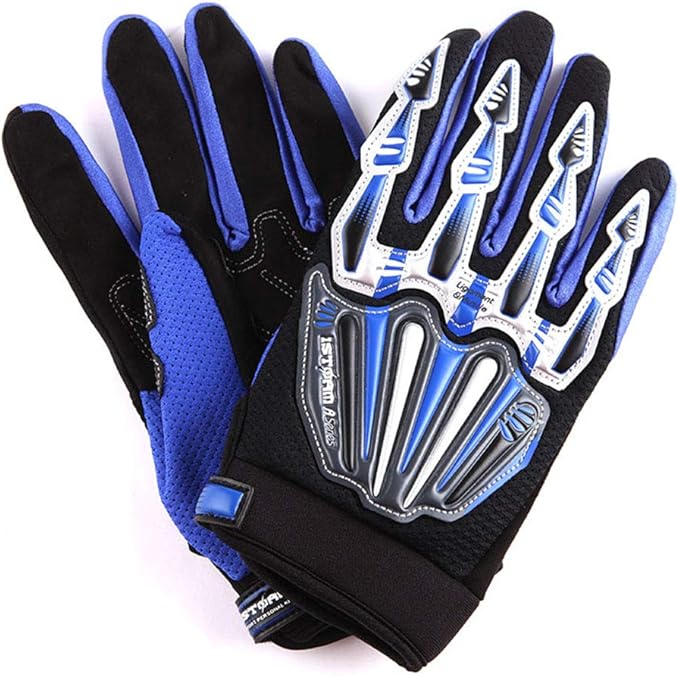 1Storm Youth Motocross Gloves Motorcycle BMX MX ATV Dirt Bike Bicycle Skeleton Cycling Kids Gloves