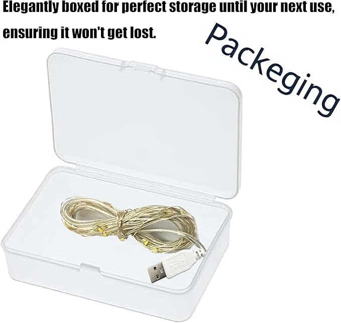 3 Pack USB Fairy Lights, USB Powered String Lights 16.5FT 50 LEDs, Fairy String Lights for Bedroom, Wedding, Party, Christmas Tree Decoration (Purple)