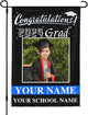 Personalized Graduation Garden Flag With Photo Name Custom Class Of 2025 Double-Sided Banner Congratulation Grad Yard Sign Outdoor Flags For Party Ceremony (Custom Graduation Flag, 12x18(in))