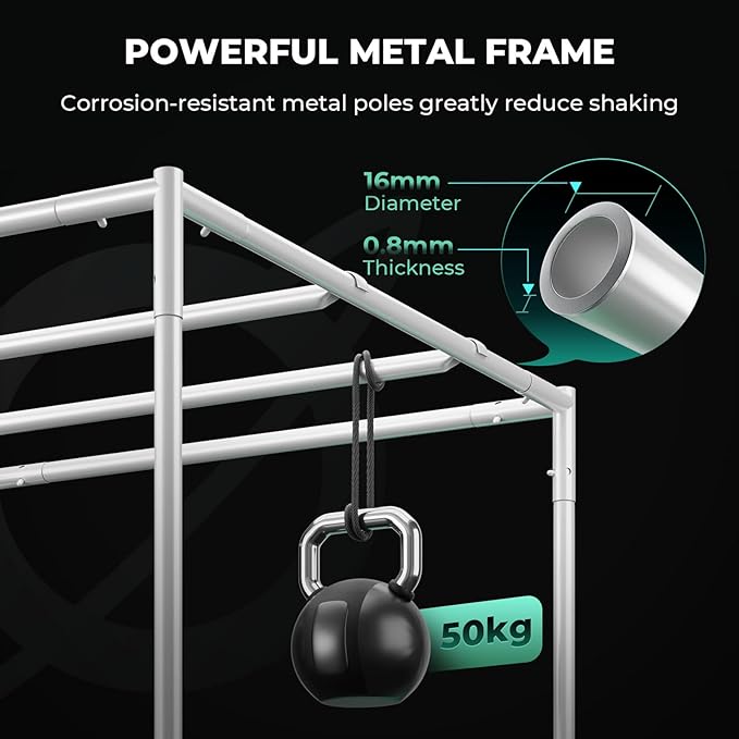 Mars Hydro 4x4 Smart Grow Tent Kit Complete System with Smart Controller 43,480W FC-E4800 Dimmable Light 2646Pcs LED,48"x48"x80" 1680D High Reflective Mylar,6inch Smart WiFi Control Ventilation Kit