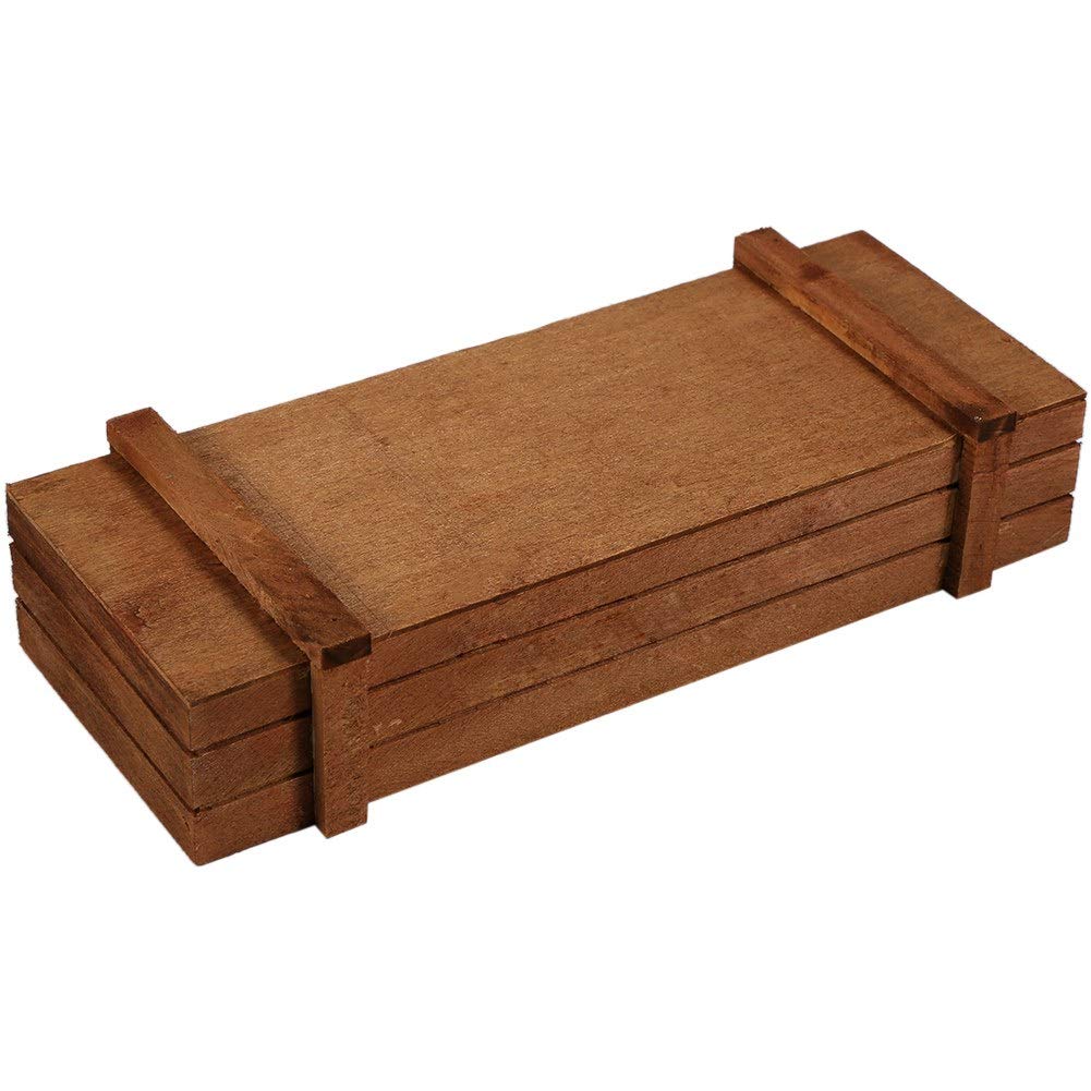 CHEOTIME Wooden Planter Box, Rectangle Planter Decorative Wood Box Rustic Wooden Window Box for Home Garden Plants Flower Succulent Herb