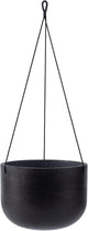 Safavieh Outdoor Collection Rancer Hanging Black Concrete Planter (Fully Assembled)