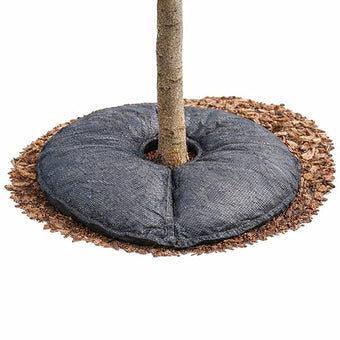SteadySpring® 24" Smart 30+Day Tree Watering Mat - AUTO Refills with RAIN and Slow Releases As Plant Needs - for Root Balls 11" - 15" Dia Slow Release Technology Prevents Over and Under Watering (1)