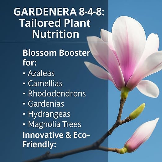 𝐁𝐄𝐒𝐓𝐒𝐄𝐋𝐋𝐄𝐑 Premium 8-4-8 Acidic Fertilizer for Azaleas, Camellias, Hydrangeas, Blueberries, Gardenias, Magnolia Trees, Evergreens and Rhododendrons - Ideal Iron-Rich Plant Food - 20 QUARTS