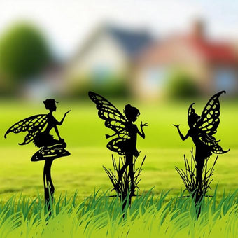 Garden Decoration 3-Piece Set, Garden Stakes, Suitable for courtyards, Flower pots, lawns, Flower Bed Decorations, and Gifts