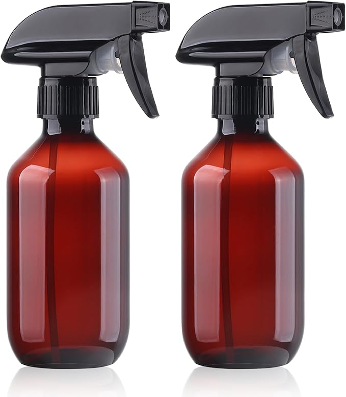 Teyssor Spray Bottles Water Spray Bottle - BPA Free - 10 oz/300 ml Plastic Refillable Containers Fine Mist Small Spray Bottle with Adjustable Nozzle for Hair, Cooking, Cleaning