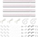 Barrina Grow Light for Indoor Plants, Full Spectrum Sunlight, 1ft Grow Lamp, LED Grow Light Bulbs, T5 Grow Light Strip, Plug and Play, Pinkish White, 4-Pack