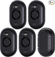 5 Pack WD60 Water Leak Detectors for Home, 100dB Water Sensor Alarm for Basement, Leakage Detection Device for Pipe/Drain/Under Sink Drip, Floor Flood in Bathroom/Kitchen/Toilet/Laundry Room, Black
