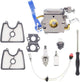 545081811 Carburetor for Husqvarna 125B 125BX 125BVX Leaf Blower C1Q-W37 with 545112101 Air Filter 581798001 Fuel Line Kit