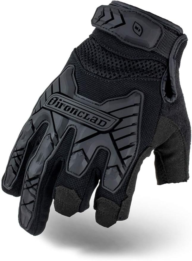 Ironclad IEXT-FRIBLK-04-L Tactical Framer Impact Black, Large
