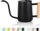 Plant Watering Can,35oz Metal Watering Can,Stainless Steel Indoor Plants with Long Curved Spout,Small Bonsai Outdoor Garden Modern Decorative(Black)