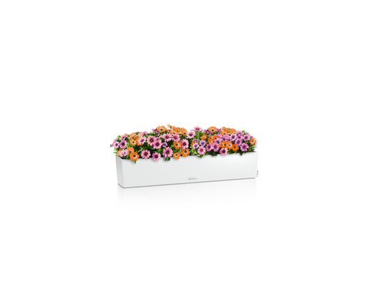 Lechuza 15919 Balconera Color 100 Self-Watering Planter, White