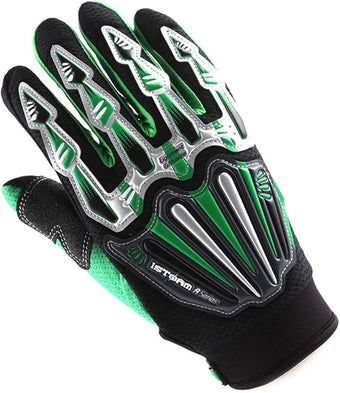 1Storm Youth Motocross Gloves Motorcycle BMX MX ATV Dirt Bike Bicycle Skeleton Cycling Kids Gloves