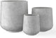 Kante 15.3"+11.6"+8.2" Dia Round Concrete Planter, Large Outdoor Indoor Planter Pots Containers with Drainage Holes and Rubber Plug for Home Garden Patio, Natural Concrete