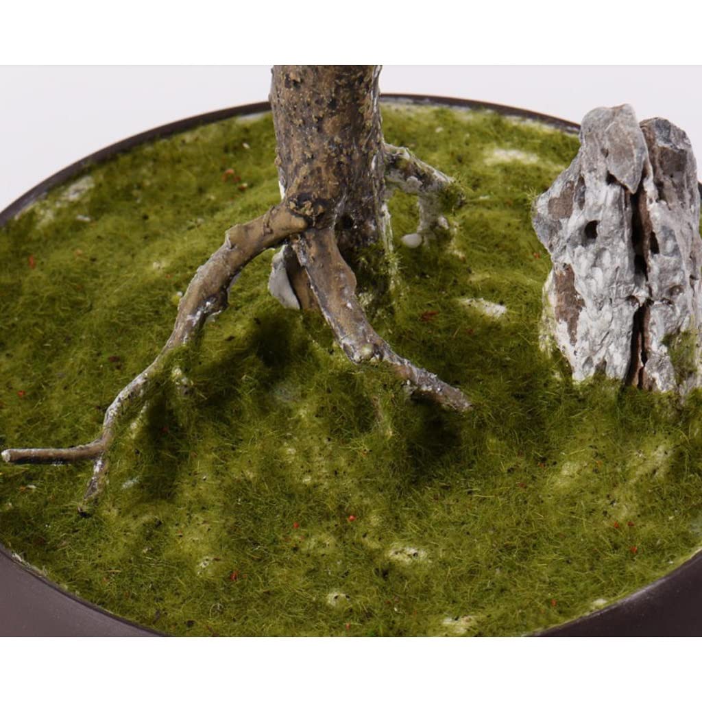 YXIANG56Q Fake Plants 17'' Small Artificial Bonsai Tree Fake Plants in Ceramic Potted Bonsai Tree Decoration for Home Desk Office Farmhouse Indoor and Outdoor Bonsai Tree