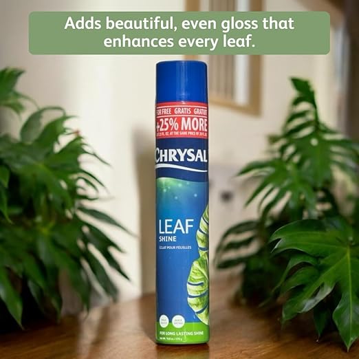 Chrysal LeafShine Spray for Indoor Plants (25oz 12 Pack)