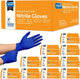 Inspire Nitrile Exam Gloves | The Original Quality Stretch Nitrile Cobalt Blue | 4.5 Gloves Disposable Latex Free Medical EMT