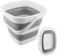 Car Wash Bucket 5L, Collapsible Bucket for Cleaning Supplies, Folding Mop Buckets Water Storage Containers for Camping Gardening Finishing Beach Outdoor RV Sink Wash Basin Ice Tub Swamp Emergency Prep