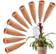 10 Pieces of Plant Watering Piles, Plant Watering Devices,Plant Water Seepage Devices, Clay self Watering Nails, Used for Automatic Watering Systems for Indoor and Outdoor Plants in Vacation Homes