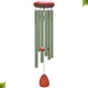 Large Aluminium Wind Chimes Outside, Soothing Melodic Memorial Sympathy Wind Chime, Suitable Outdoor Garden Decor, Gift for Mom Women Neighbors (Green Wind Chime -36“)