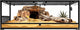 REPTI ZOO 85 Gallon Glass Reptile Terrarium 48" x 24" x 18", 2 in 1 Detachable Terrarium with Double Hinge Door & Top Screen Ventilation, Reptile Habitat Tank for Bearded Dragon, Ball Python, Gecko