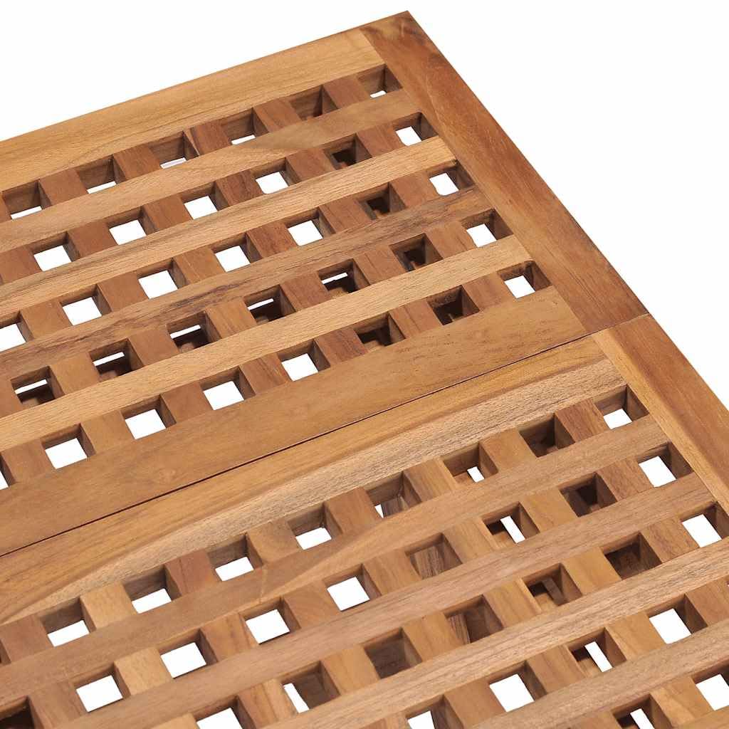Holamys Patio Dining Set - Chairs, Balcony & Teak Wood - Ideal for Small Outdoor Space, Garden, Apartment - Conversation Set