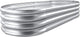 Land Guard 8×4×1 ft Galvanized Raised Garden Bed Kit，Raised Garden Boxes Outdoor, Oval Metal Raised Garden Beds for Vegetables……