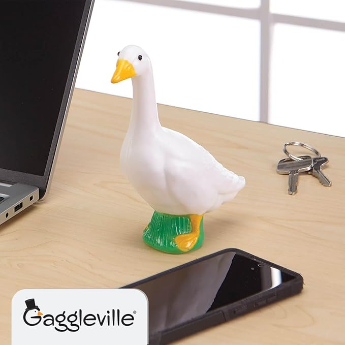 Fox Valley Traders Gaggleville Desktop Goose 7" H Statue
