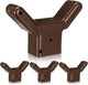Yungyan 4 Pcs Tree Support, Plastic Fruit Branch Support Device Tree Brace Prevent Them from Breaking for Vineyards Ornamental Gardens Orchards Fits on Standard 1.57 x 1.57 Inch Lumber (Brown)