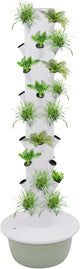 Hydroponic Growing System, 36-Plant Vegetable Planter Tower Outdoor Indoor Garden Vertical Planter Germination Kit with Water Pump, Intelligent Water Circulation & Loop Timer