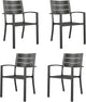 MFSTUDIO Patio Dining Chairs Set of 2, Stackable Metal Outdoor Chairs Set, Outdoor Furniture Dining Chairs for Bistro Balcony Deck Yard