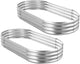 Land Guard 2Pcs Galvanized Steel Raised Garden Bed,8 x 4 x 1 ft Large Metal Raised Planter Beds, Aluminum Raised Garden Bed for Vegetables, 8 x 4 x 1ft(2pcs)
