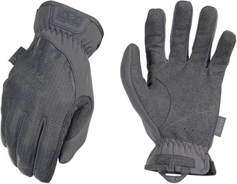 Mechanix Wear FastFit Tactical Gloves - Heavy Duty Lightweight Multipurpose Gloves - Flexible Grip & Reinforced Palm - Touchscreen Capable - Large - Wolf Grey