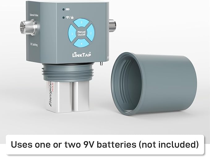 LinkTap Q1 4-Zone Wireless Water Timer & Gateway, 4 Separate Ports, 4 Built-in Flow Meters, Equals Four G2S Smart Hose Timers, Easy Install & Use, 2-Year Warranty