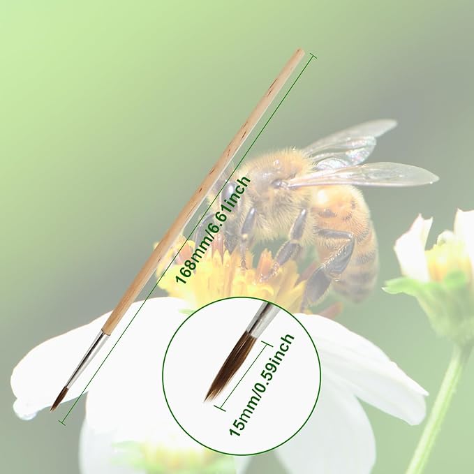 10 Pack Pollination Brush for Indoor Hydroponic Garden，Suitable for Tomatoes, Peppers and Other Flowering Plants Grown in Hydroponic Growing System