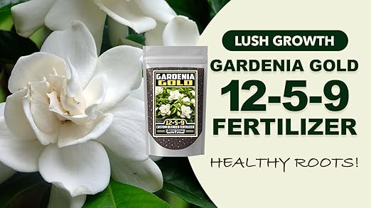 Fertilizer Commercial Grade | Gardenia Gold 12-5-9 | 3 Pounds | Custom Professional Mix | Acid-Loving Plants | Controlled-Release Formula | Enhances Blooms & Foliage | Gardenias, Azaleas & Camellias