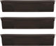 Southern Patio SPAT-MB3612BK 36-Inch Medallion Hanging Windowsill Garden Box Planter, Black (3 Pack)