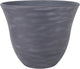 Classic Home and Garden Honeysuckle Resin Planters - Lightweight Indoor & Outdoor Plant Pots - UV-Resistant Plastic Flower Pots - Pot Planters for Flowers & Herbs (13" Zinc Grey)