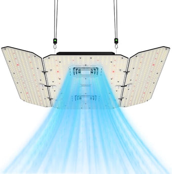 VIVOSUN AeroLight Wing AW400SE, LED Grow Light 400W with Integrated Circulation Fan, App Compatible, Used with Growhub Controller E42A/E25 to Achieve More Functions for 4x4/5x5 Grow Tent