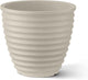 ARBORA 20" Ibiza Polyresin Indoor and Outdoor Planter with Classic Cream Finish - Durable, Weatherproof, Lightweight, Large Plant Pot for Patio, Garden, Deck, Entryway
