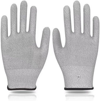 Conductive Gloves Faraday Cage Anti-Radiation RF Shielding Protection for Hands and Wrists Use with Touch Screens, Keyboards 1 pair