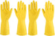 Rubber gloves dishwashing 2 or 4 Pairs for Kitchen,Cleaning gloves for household Reuseable.