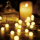 Hiboom 2 Pack Globe Ball String Lights, 10 Ft 30 LEDs 8 Lighting Modes