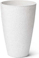 LA JOLIE MUSE Tall White Planter for Indoor Plants,20 Inch Tall Round Planter, Modern Flower Pot Containers,Large Decorative Tree Plant Pot,1 Pack